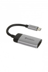 Адаптер Verbatim USB-C / HDMI 4K с кабелем 10 см