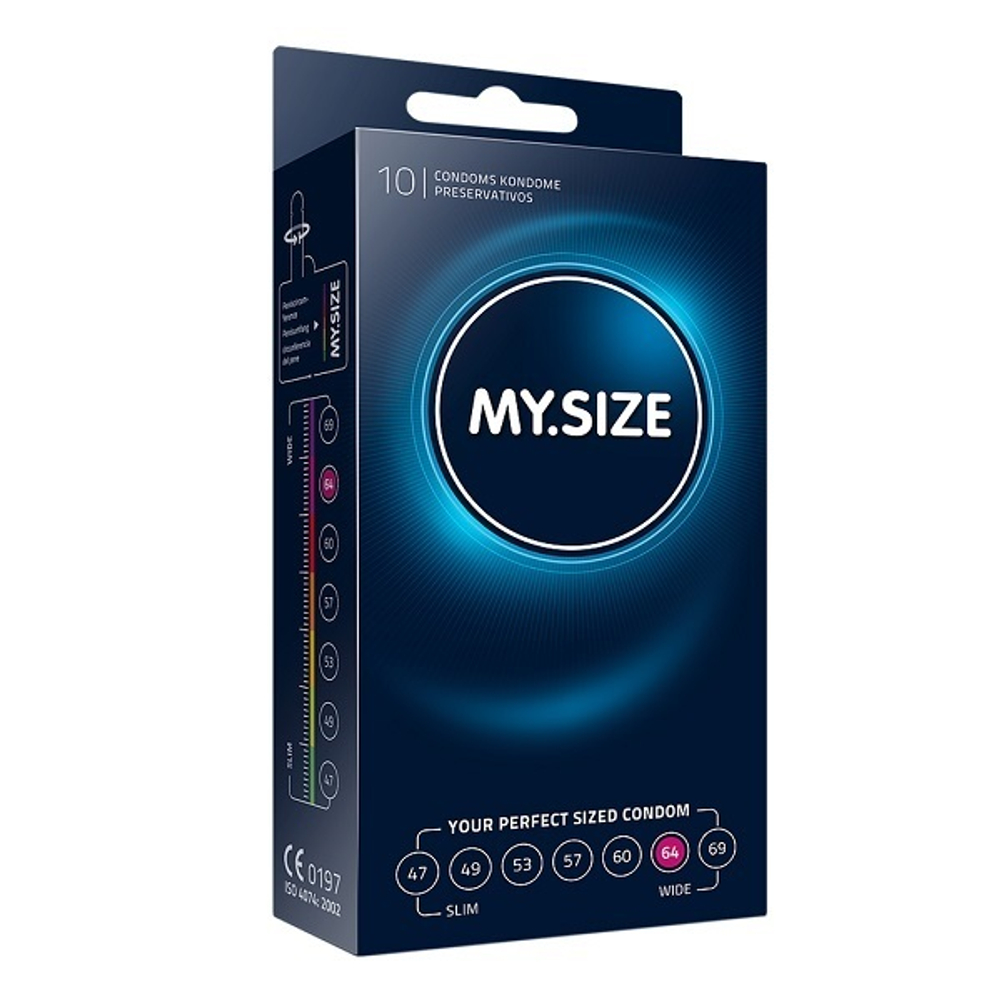 Презервативы №10 размер 64 MY.SIZE