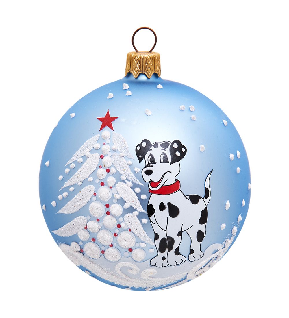 Элита НФШ-1388/1 Ел. украшение Шар «Далматинец» 80 мм