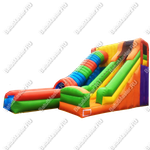 Надувная водная горка для бассейна «Красочный спуск» 12*6*6 м