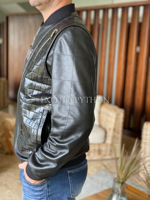 Куртка из кожи крокодила Philipp Plein JT-107