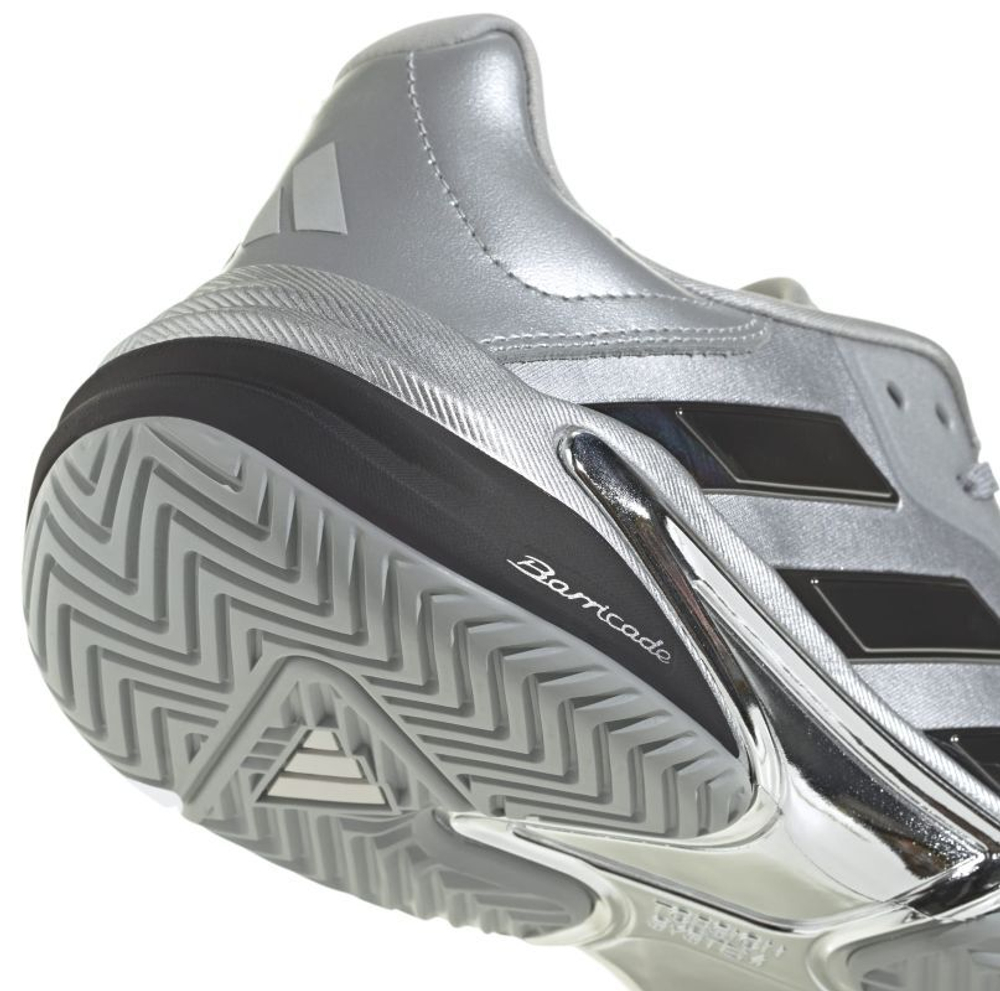 Мужские кроссовки теннисные Adidas Barricade 13 M Silver Edition - silver metallic/silver metallic/dash grey