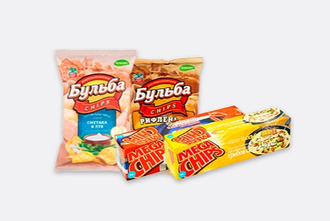 Снеки и чипсы