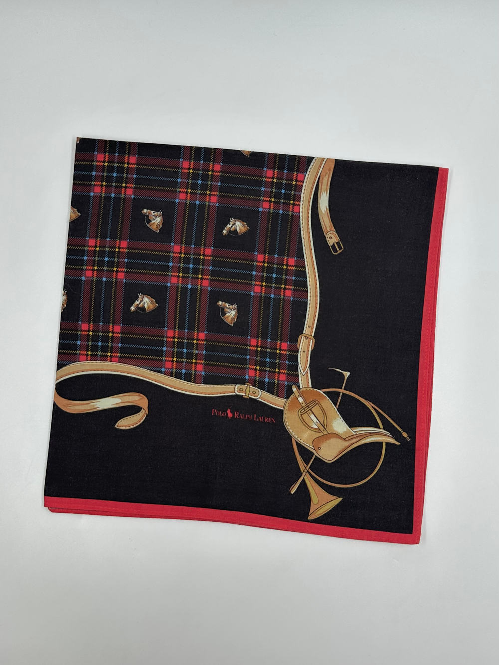 Платок чёрный Polo Ralph Lauren