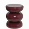 Кофейный столик Prosper Ø35х41 см, бордовый глянец