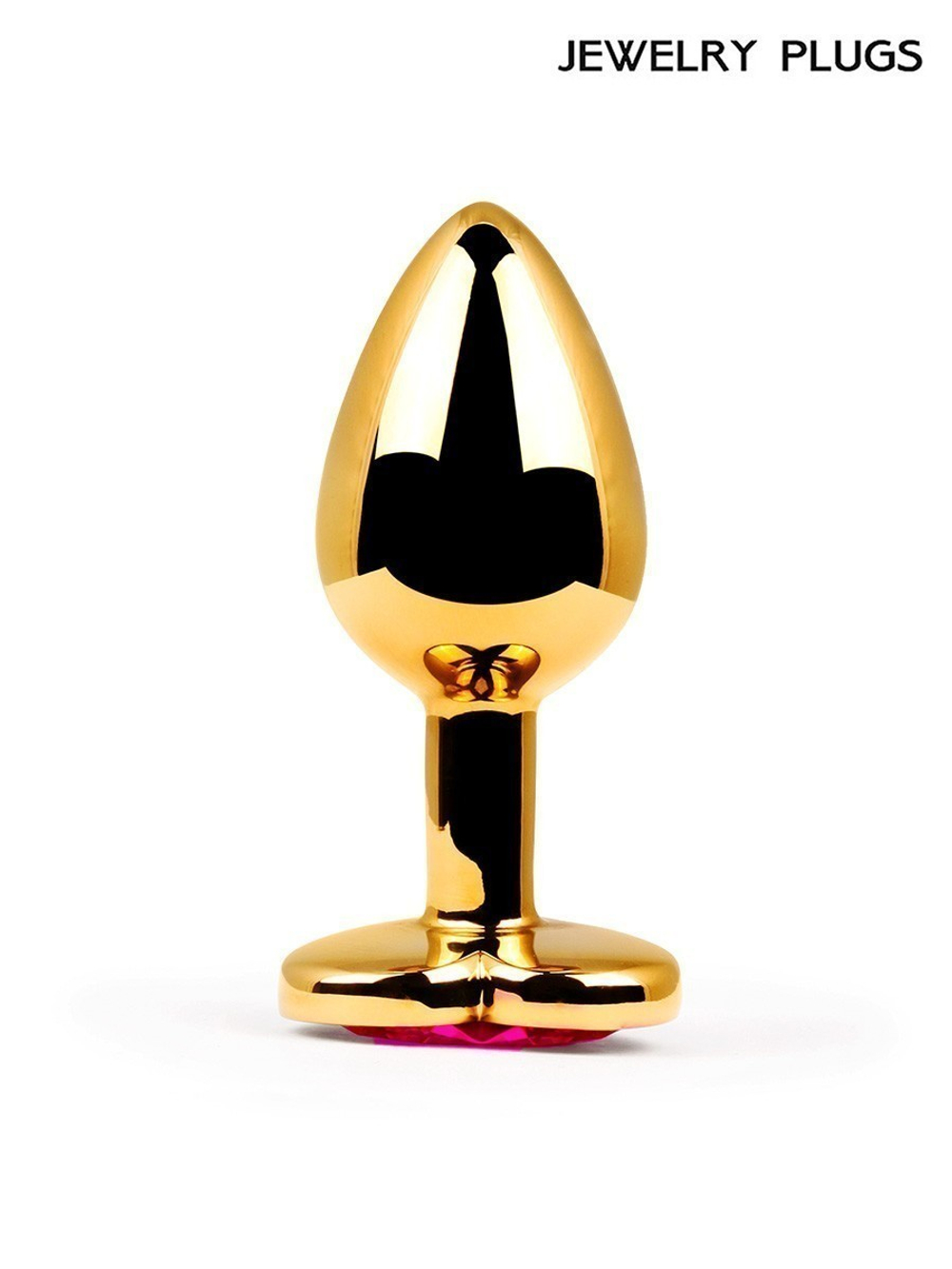 Анальная пробка, цвет кристалла рубиновый, L 90мм D 40мм, вес 140г