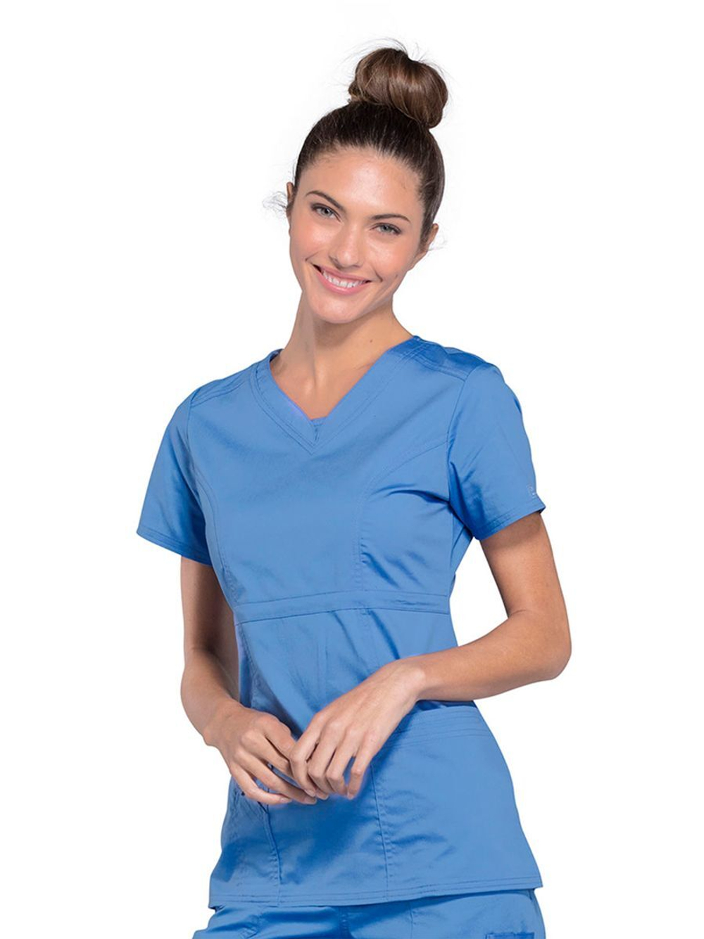 Топ медицинский женский Cherokee 24703, голубой, S