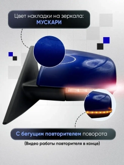 Зеркала ваз 2110-2112 2170-2171 Механика С обогревом