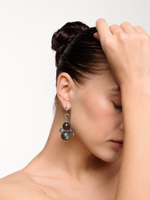 Моносерьга "Nevalyashka" лабрадор Silver