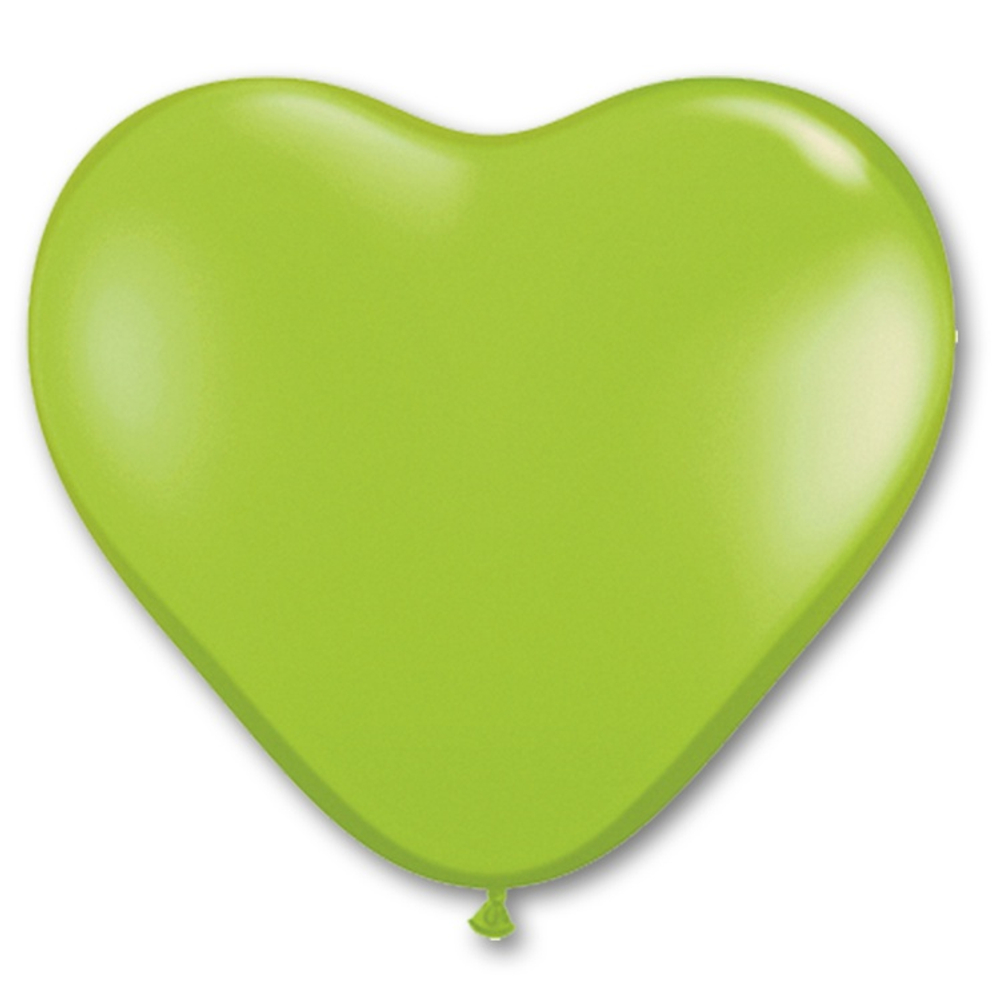 Шар латексный Сердце Фэшн 16 см (Зеленый)
