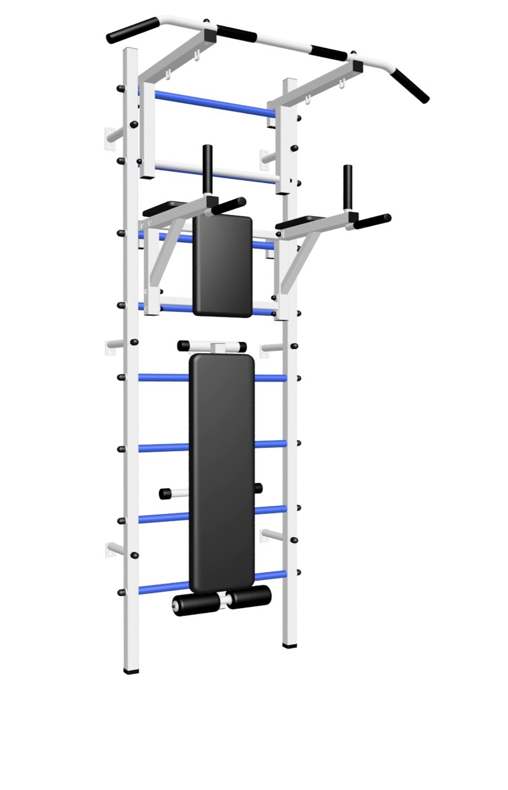 Шведская стенка Sv Sport 505 (Турник стандарт/Брусья/Скамья)