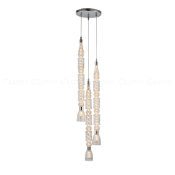 Подвесной светильник Cloyd LACONIA P3 / Ø30 см - хром (арт.11524)