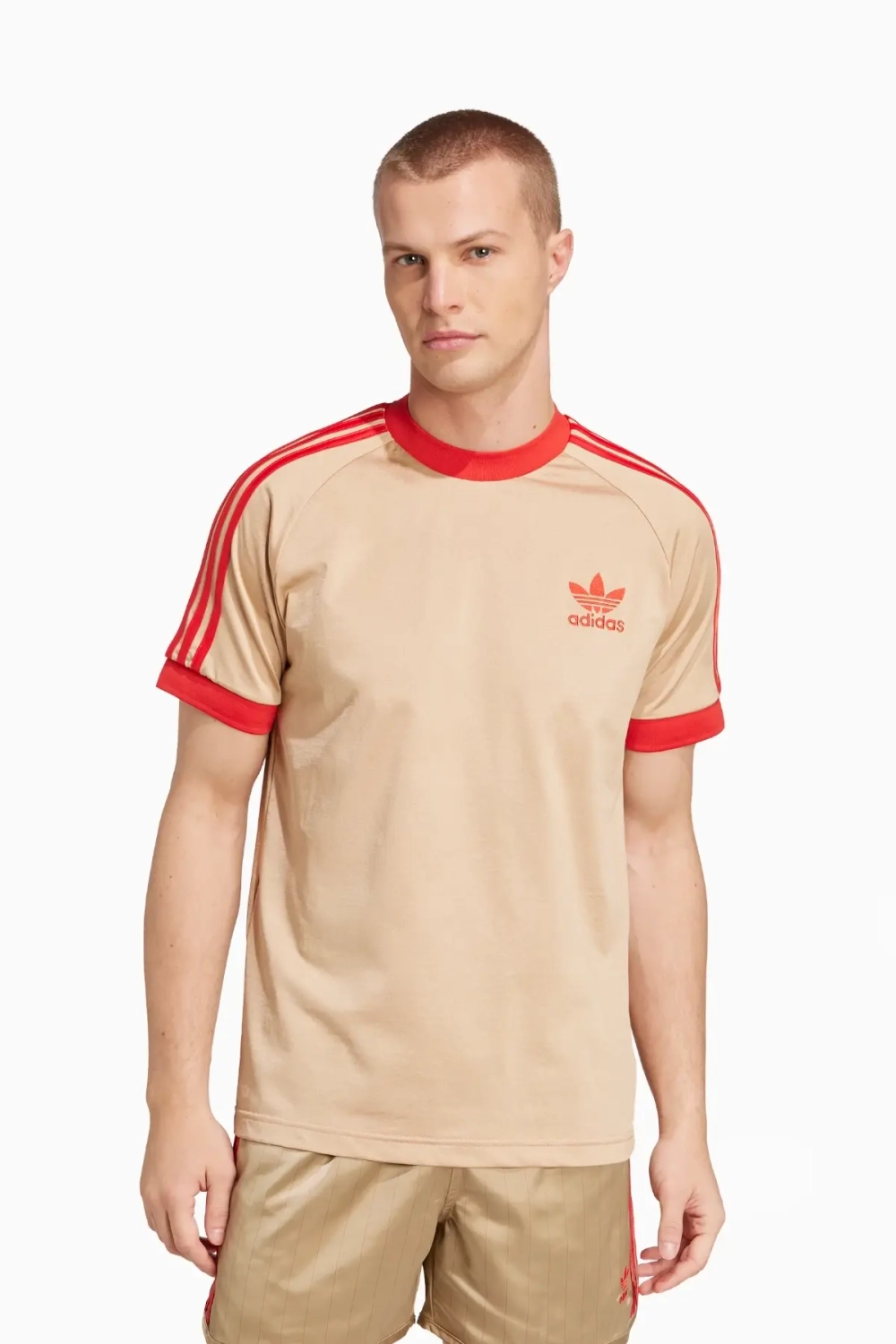Футболка adidas David Beckham Originals - бежевый