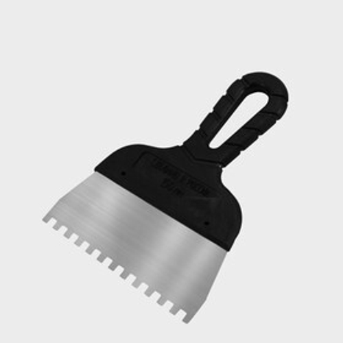 Шпатель зубчатый 200мм 10х10мм нерж.сталь Декор