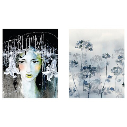 IKEA BILD  (ИКЕА БИЛД)  -  Плакат, Полночный цветок, 40x50 см