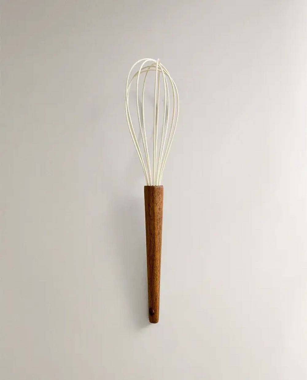 ZARA HOME ВЕНЧИК ИЗ СИЛИКОНА И ДЕРЕВА, КРЕМОВЫЙ