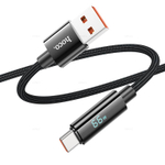 Кабель USB на Type-C 5A Hoco U125 (black)