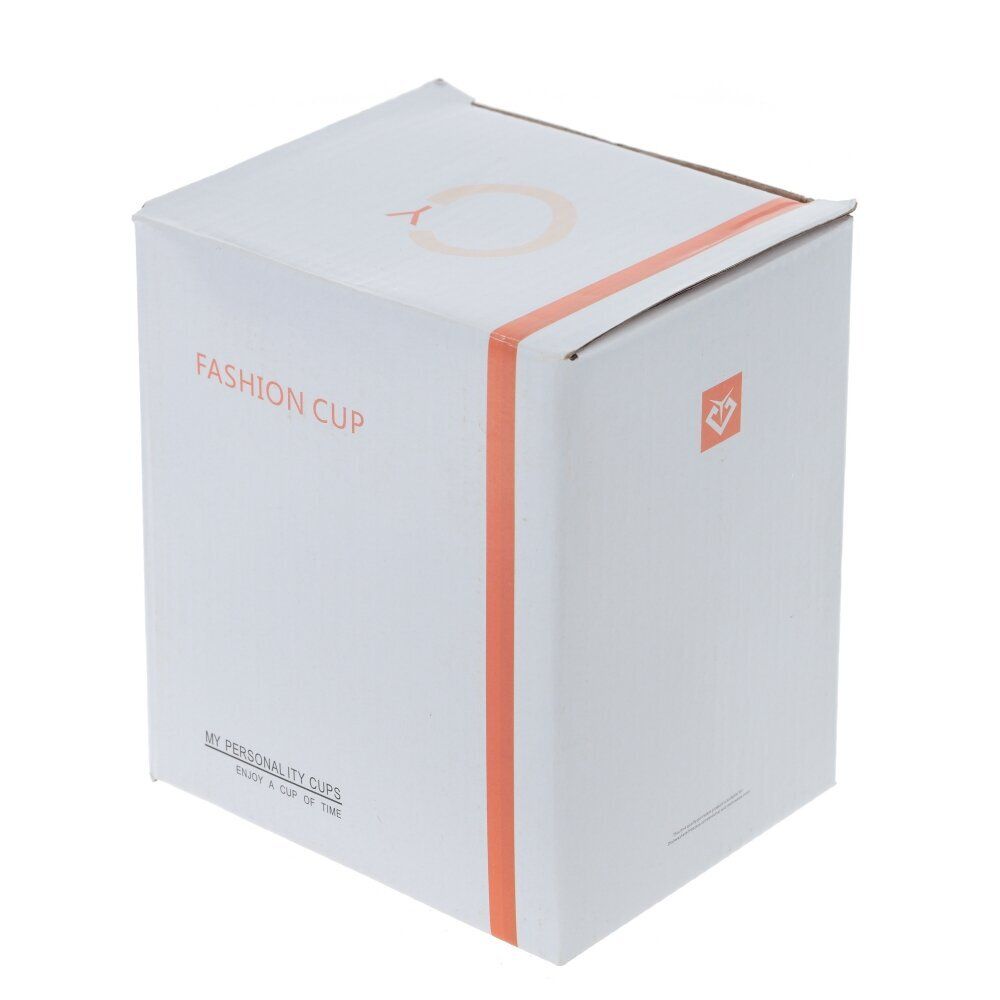 GAEM Кружка с крышкой и ложкой, 500 мл, L13 W9 H15,5 см, 2в.