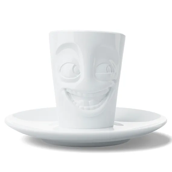 Кофейная пара joking, 80 мл, белая