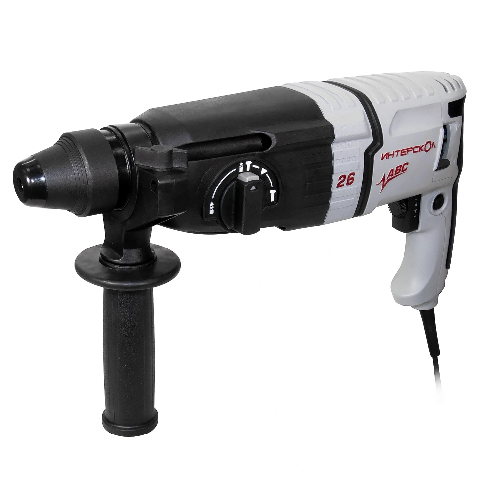 Трехрежимный перфоратор с виброзащитой ИНТЕРСКОЛ П-26/800АВС