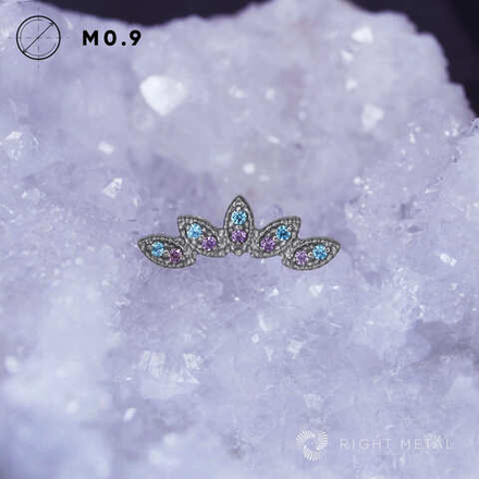 5K Foliage Aqua & Purple