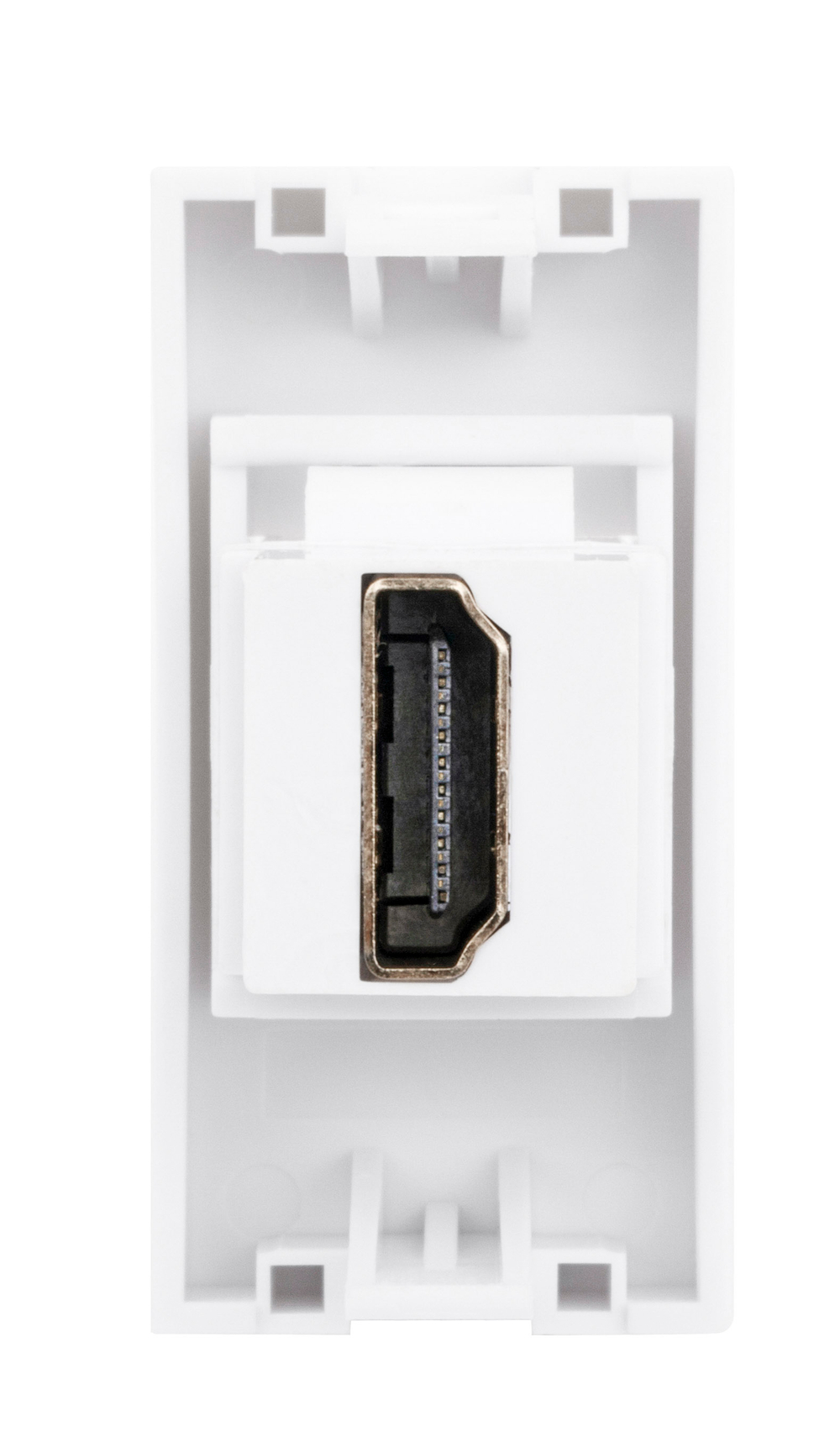Розетка HDMI,  1мод.,  бел. (22.5х45мм)