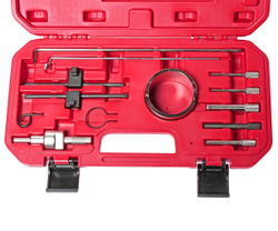Набор инструментов для обслуживания дизельного двигателя (PEUGEOT CITROEN)11 предметов в кейсе JTC