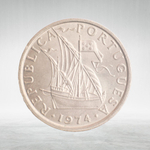 Portugal, 10 Escudos, 1974, VF