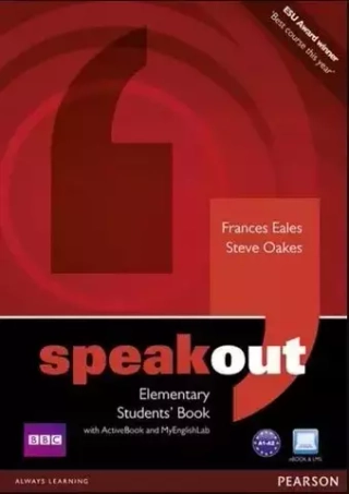 Speakout Elementary Students' Book with DVD/Active Book and MyLab Pack