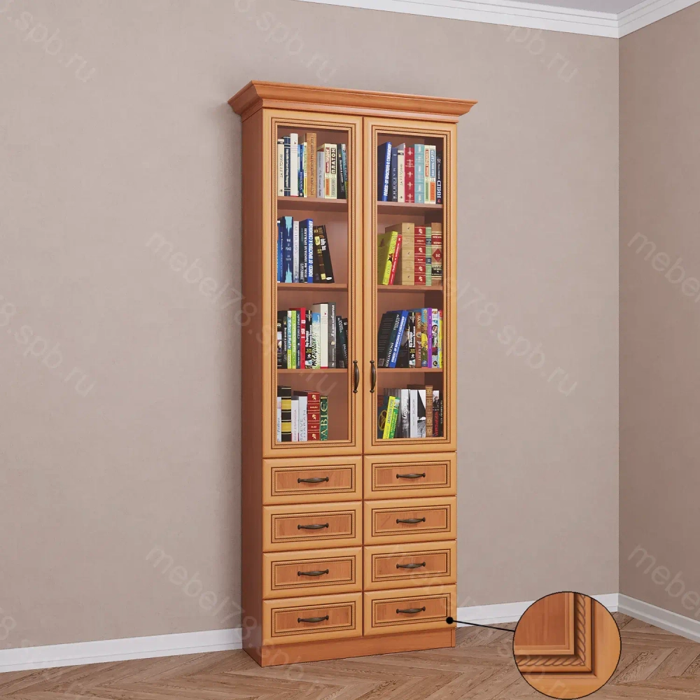 Шкаф книжный 2/6
