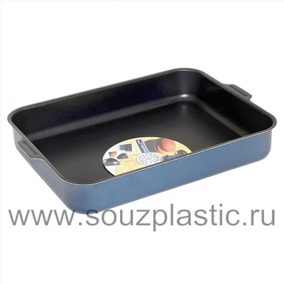 Форма прямоугольная алюминиевая 19*25см без крышки КАЛИТВА (алюминий)