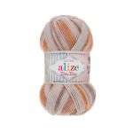 Пряжа Alize (Ализе) Baby Best Batik / уп.5 мот. по 100 г, 240м, 7541 секционный