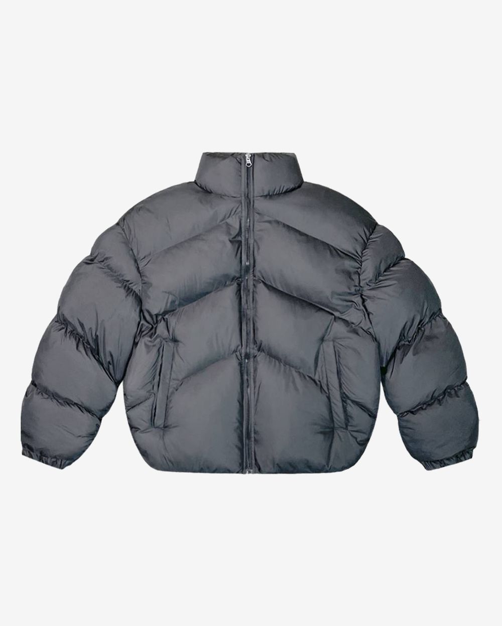 Пуховик Issaya Geometric Dark Grey
