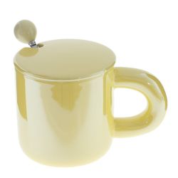 GAEM Кружка с крышкой и ложкой, 300 мл, L14 W9 H11 см, 4в.