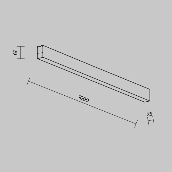Линейный светильник Technical LL311043