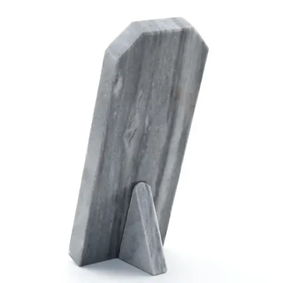 Часы из мрамора "Погон подполковник ПВ" 60*40*145 мм.