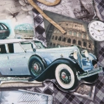 Пакет подарочный «Винтаж» 18*23*8 см, микс