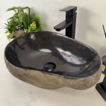 Раковина из речного камня RS-65075 47*33*16 0861