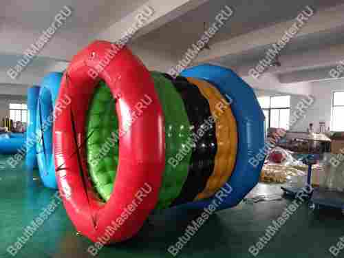 Аттракцион надувной роллер «Радуга», ПВХ, 2,2*2*2 м