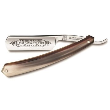 Бритва опасная Thiers-Issard, ручка - белый коровий рог, 6/8