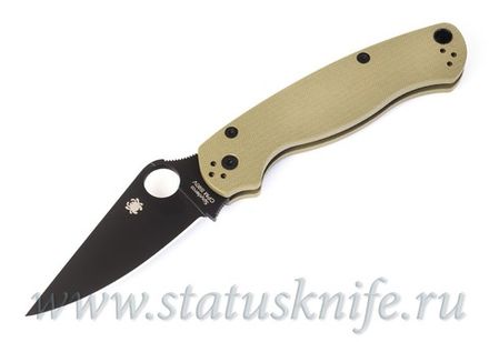 Нож Spyderco C81GPODBK2 Paramilitary 2 Black S90V OD Green G-10