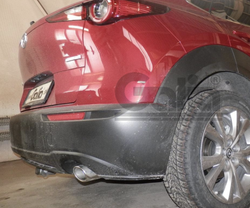 Фаркоп оцинкованный для Mazda CX-30 2019- быстросъемное крепление шара, Galia.M143C