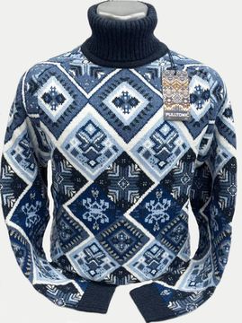 Pulltonic из шерсти и кашемира "Ромбический" Размеры (48-52)