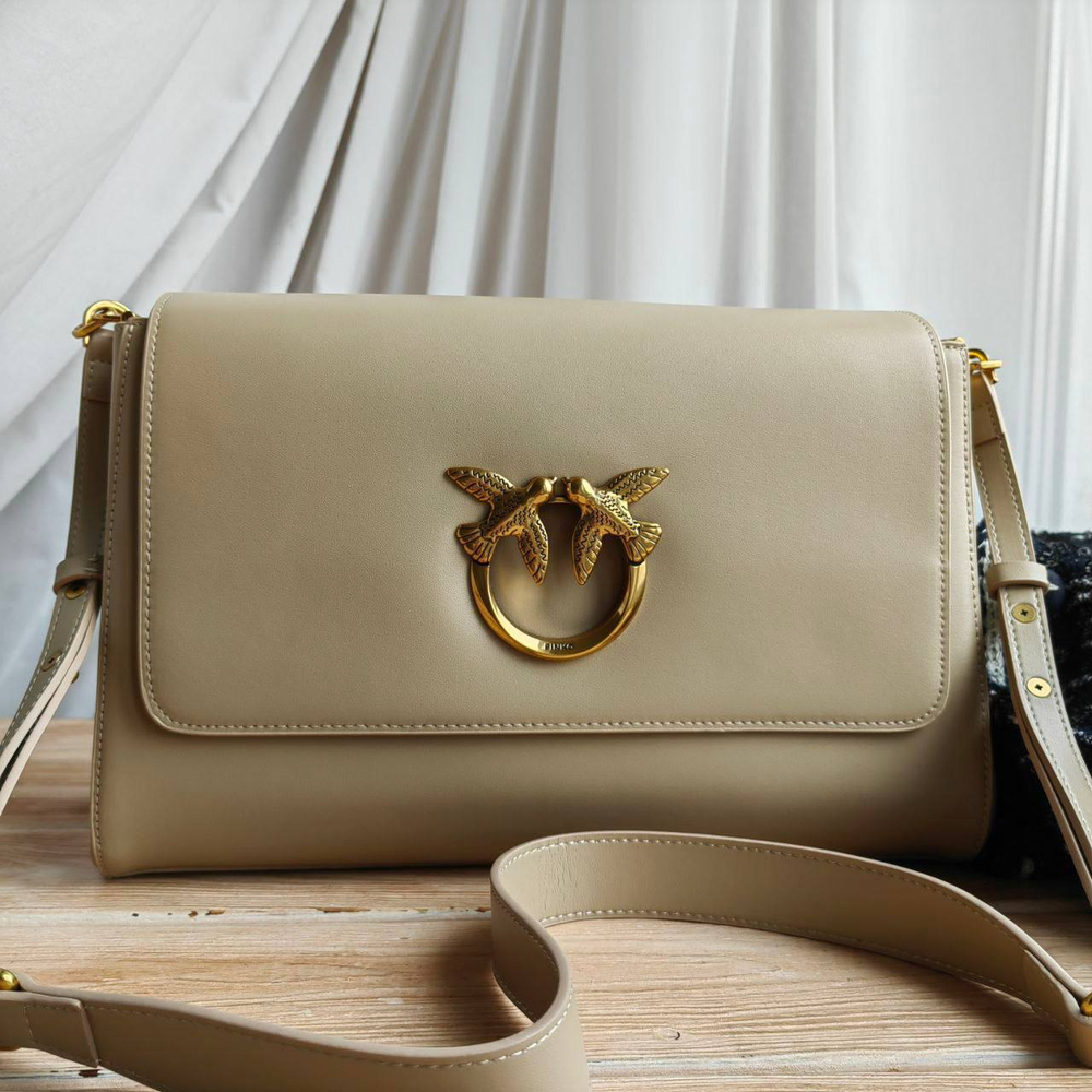 Сумка Pinko бежевая большая