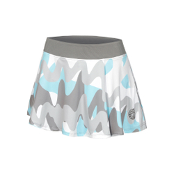 Женская теннисная юбка BIDI BADU Good Vibes Printed Wavy Skirt Women - Grey, Blue
