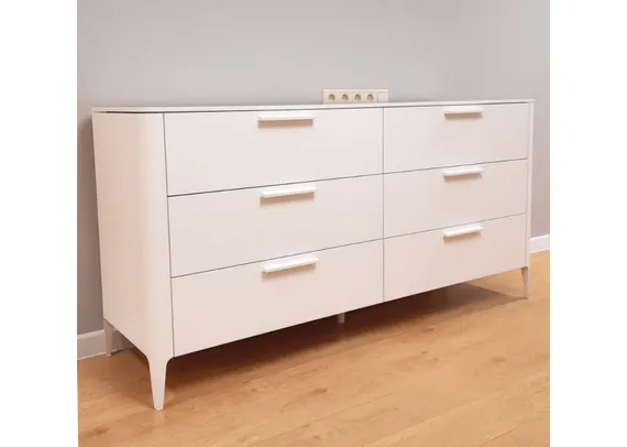 Комод Type 6 ящиков ширина 170 см (белый)