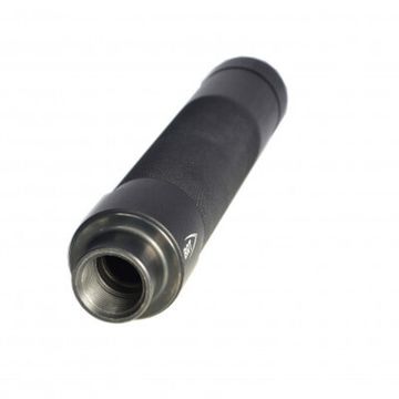 Дульный тормоз-компенсатор пламегаситель Сайга 223 Tactical (220мм, М24х1,5R, 9 камер, пулепроходное 7мм, ⌀42мм, первая катушка сталь)