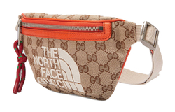 GUCCI X THE NORTH FACE Unisex Fanny Pack Beige/Orange