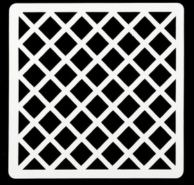 Трафарет квадратный "Клетка" 15х15 см