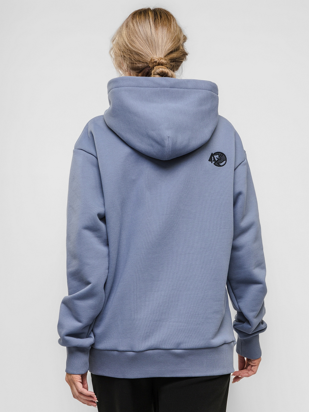 Худи "НОХО" унисекс, цвет "Полярный василёк"